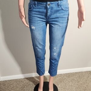 Elle Light Blue Cropped Jeans